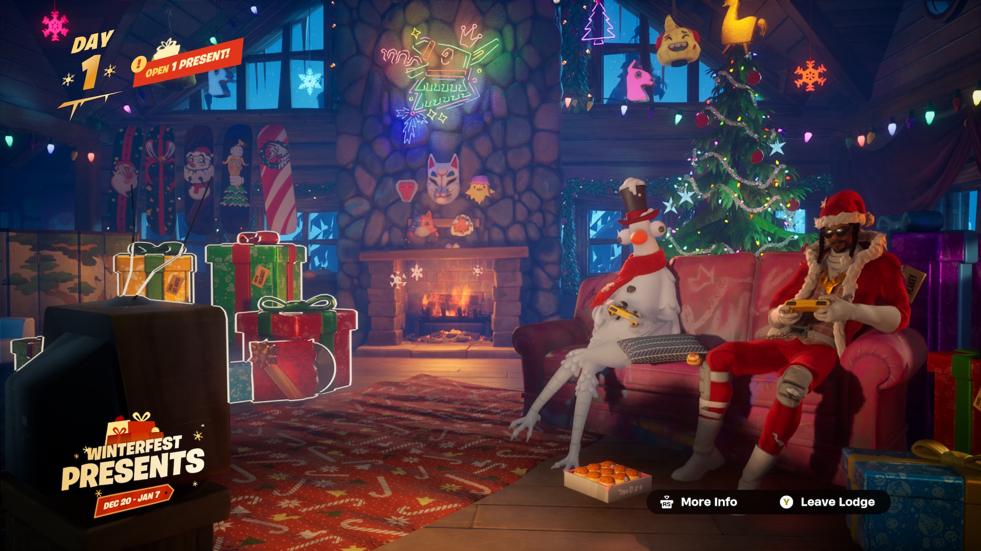 All Fortnite Winterfest 2024 présente et ce qu'il y a à l'intérieur d'eux