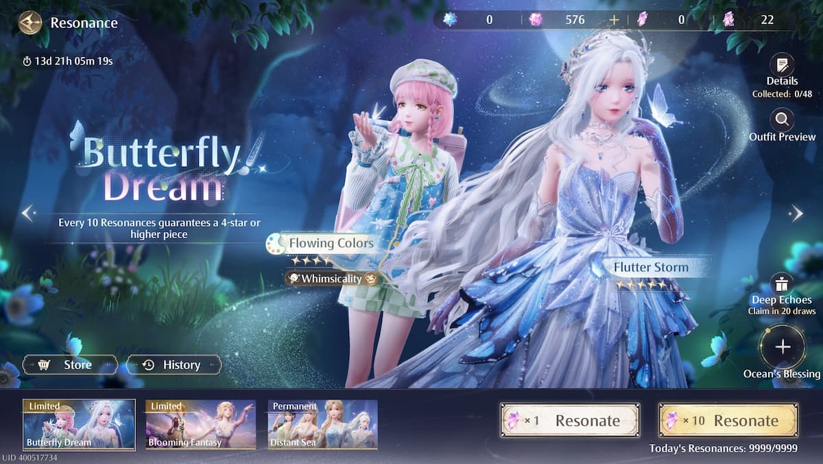 Infinity Nikki Gacha＆Pity System解释了
