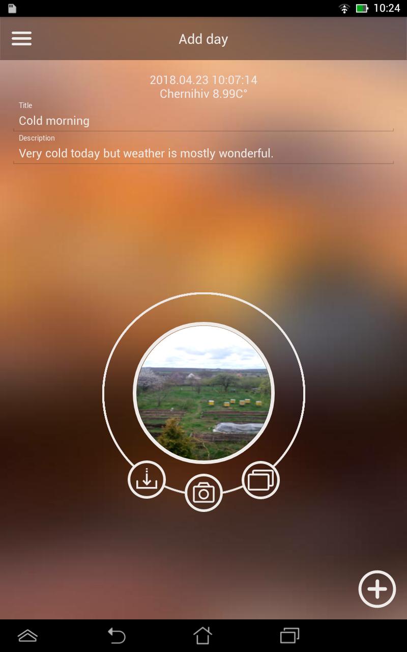 Weather Diary