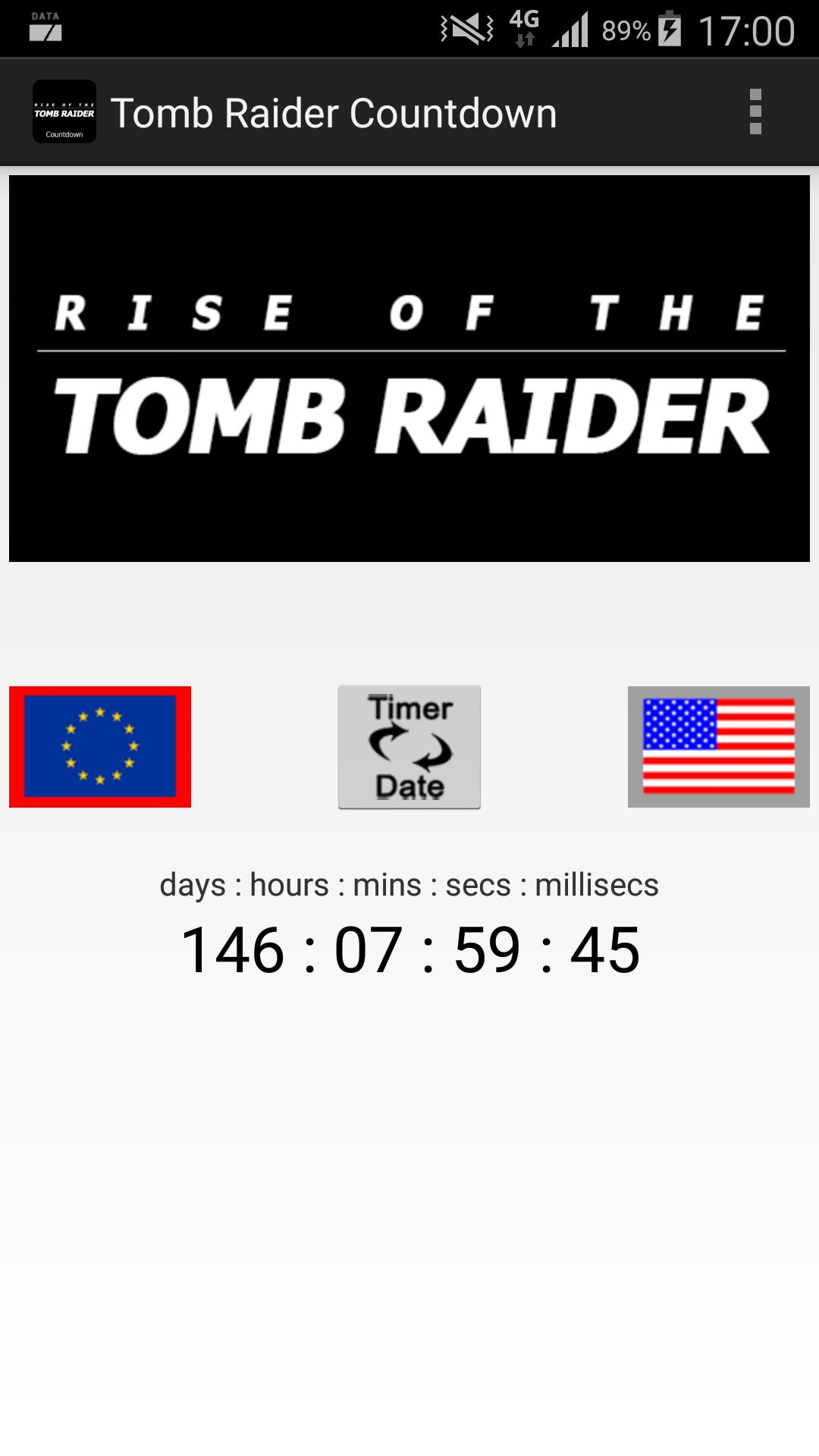 Rise of the Raider Countdown