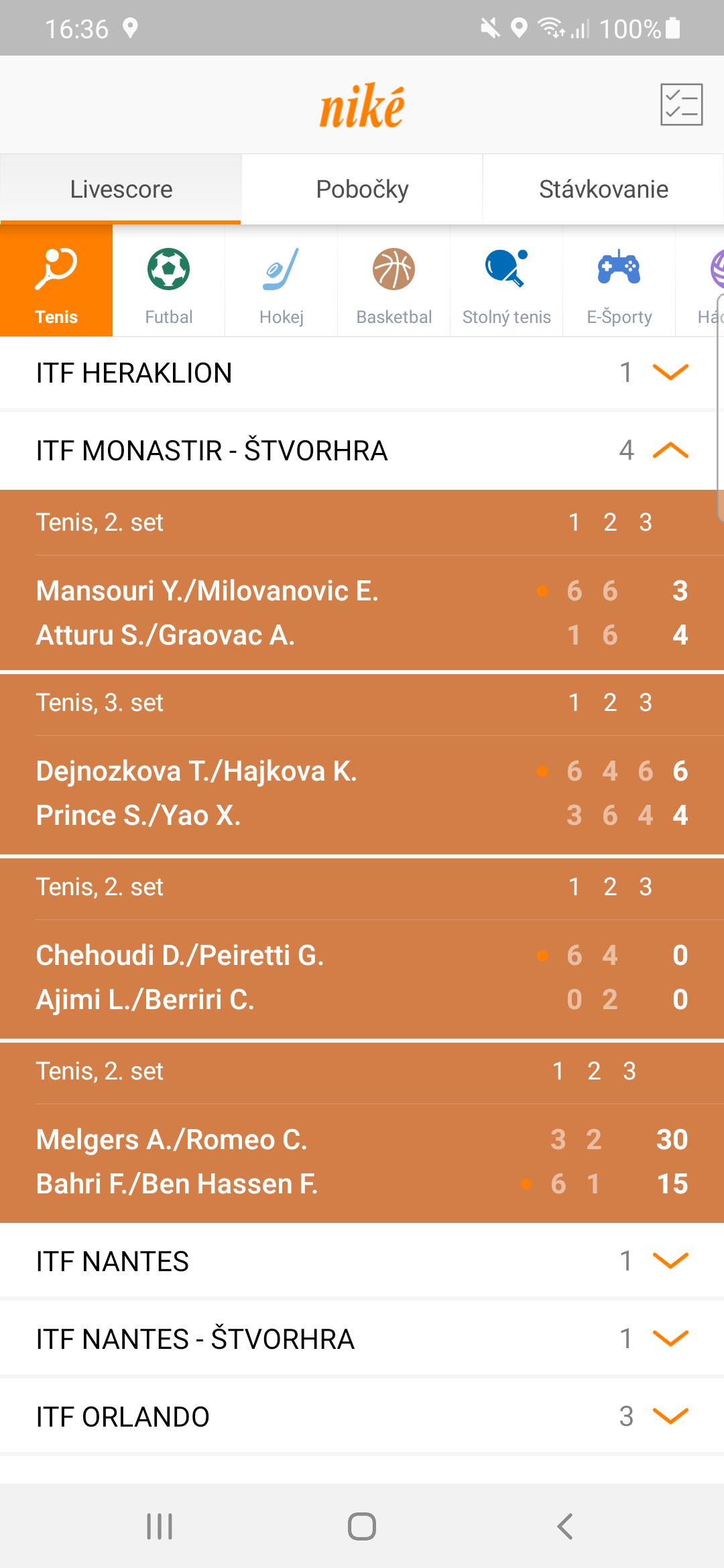 Nike - Livescore