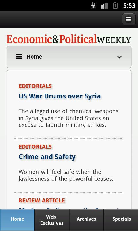 Economic and Political Weekly