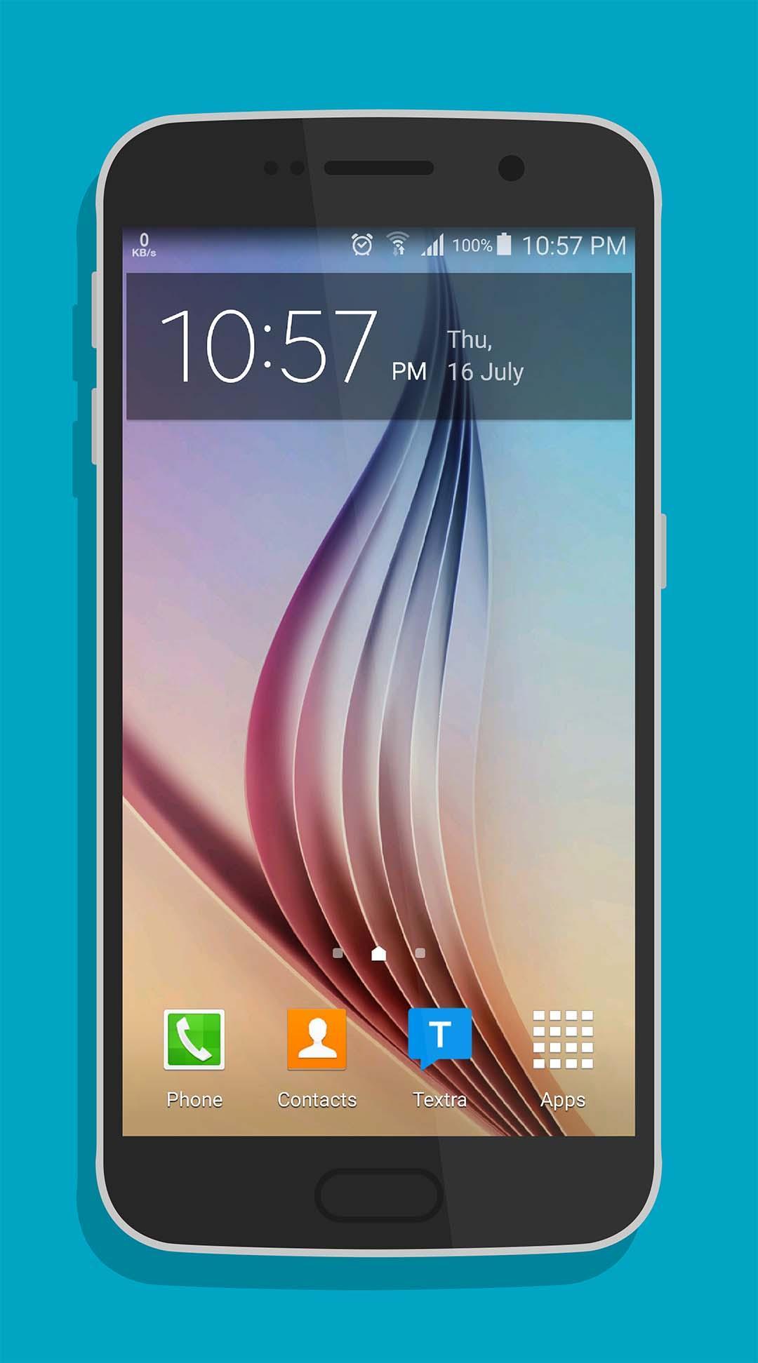 S6 Galaxy Launcher and Theme