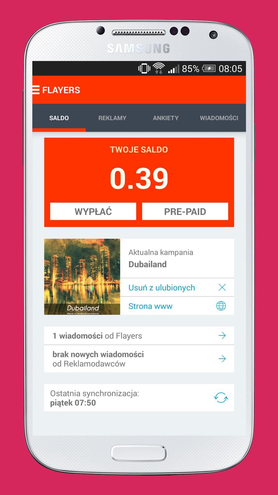 Flayers - tapety reklamowe