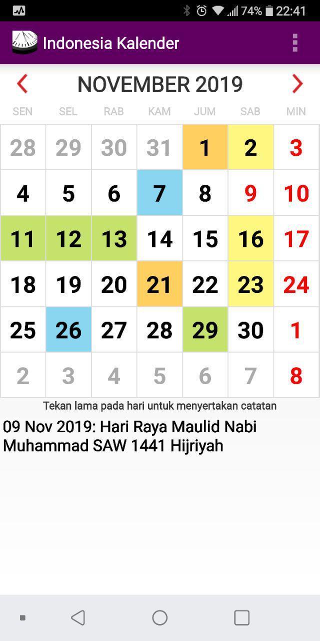 Indonesia 2021 National Holidays Calendar