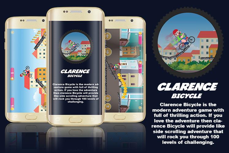 Clarence Bicycle Cartoon Game