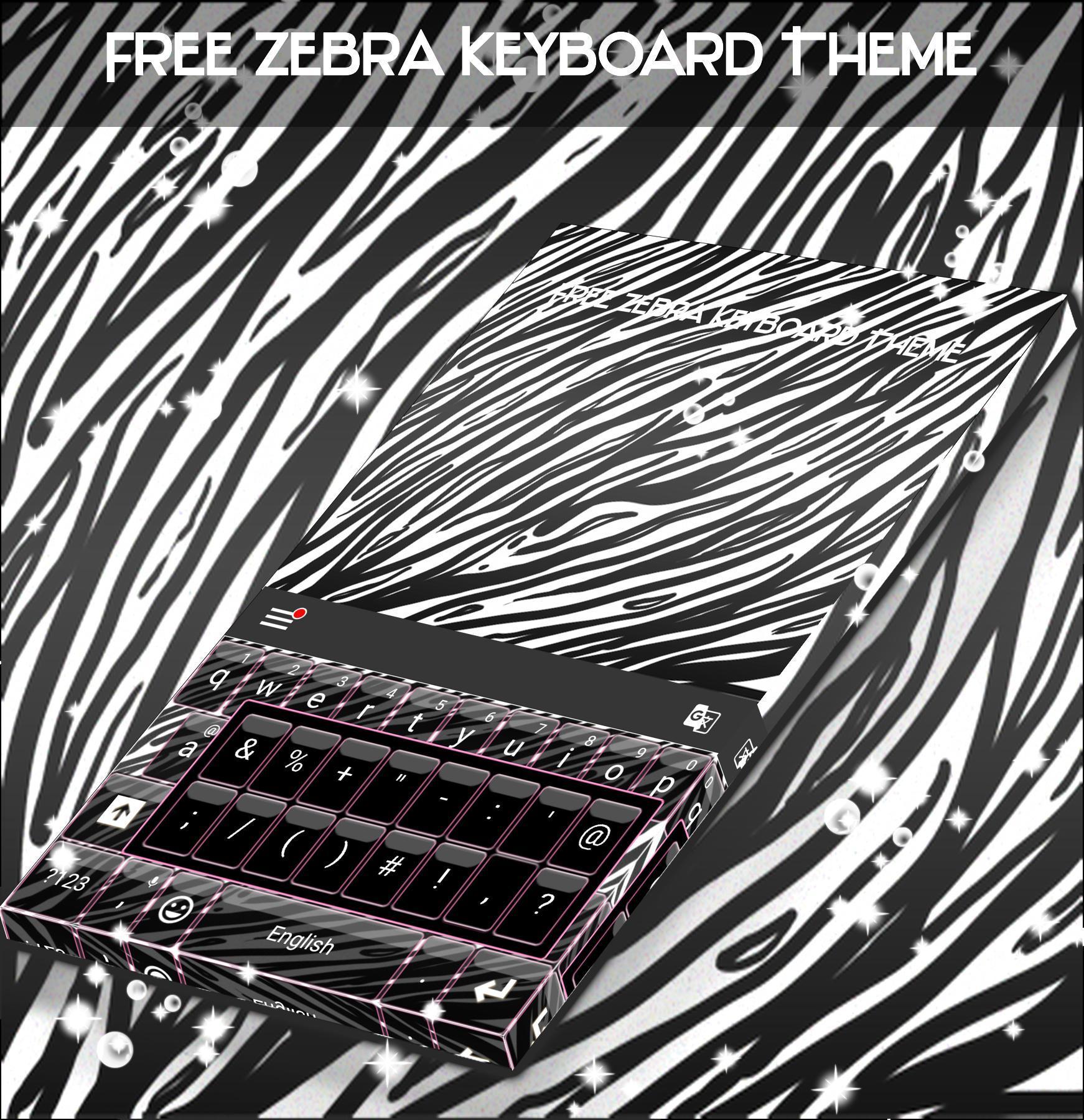 Free Zebra Keyboard Theme