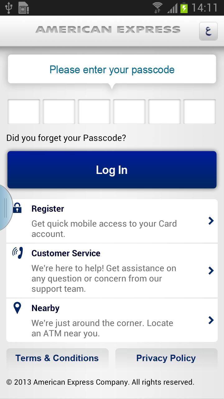 Amex Saudi Arabia App