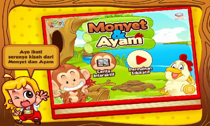 Cerita Anak: Monyet dan Ayam