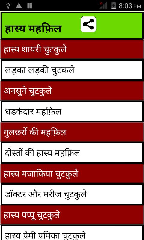 Hasya Mehfil Chutkule