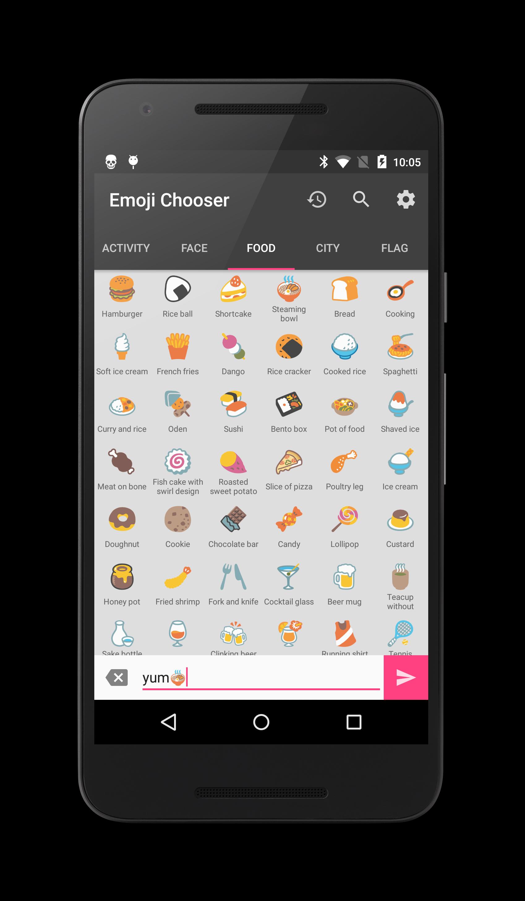 Emoji Chooser(EmoticonInput)