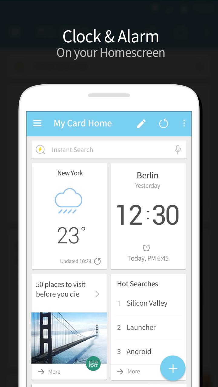 Alarm / World Clock Card