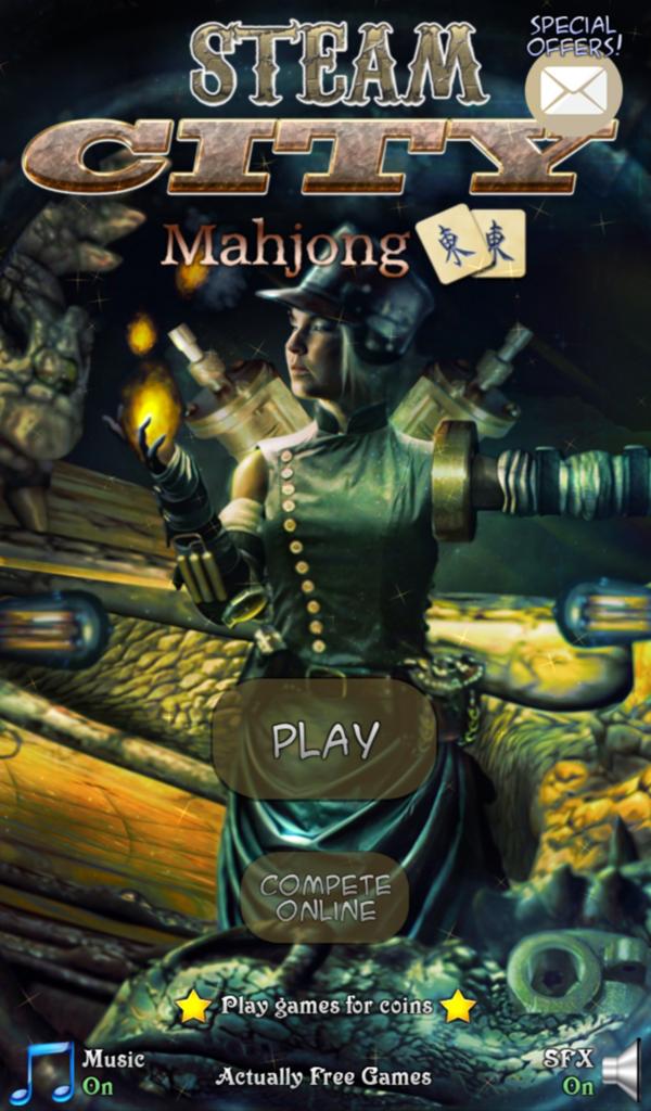 Hidden Mahjong: Steam City