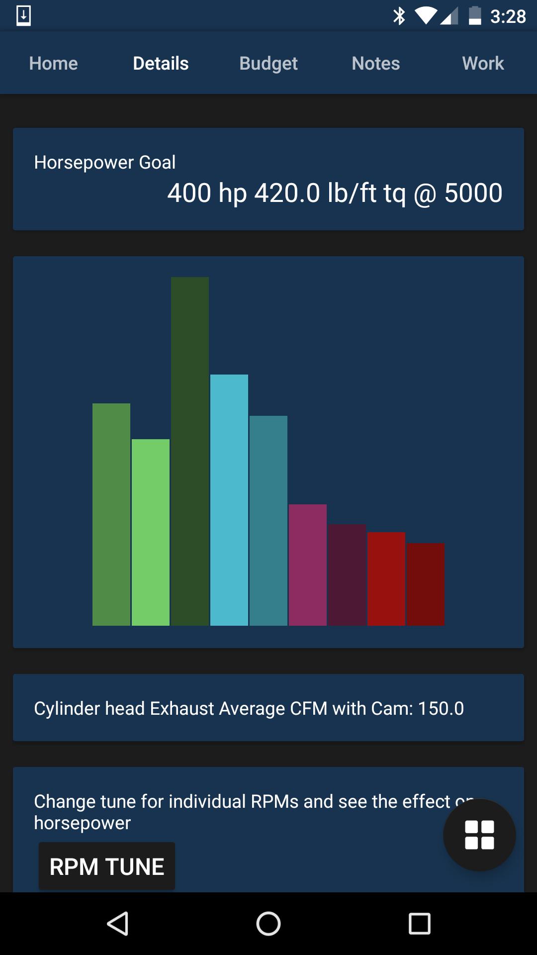 RidePlan DEMO Engine Dyno App