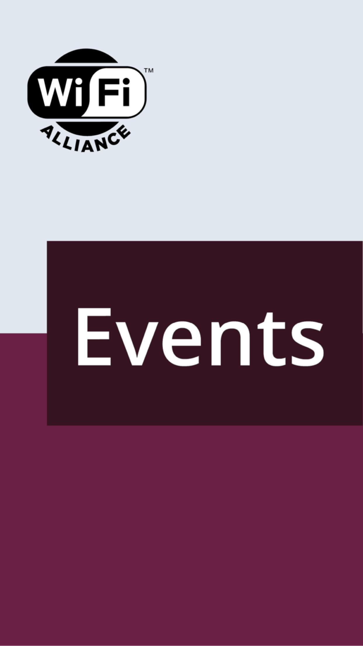 Wi-Fi Events