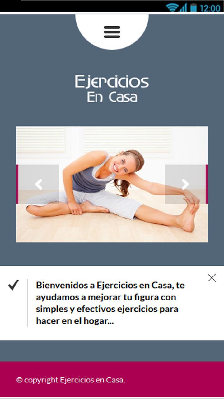 Ejercicios en Casa
