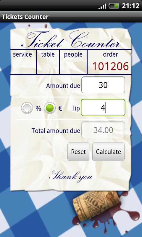 Ticket Counter Free