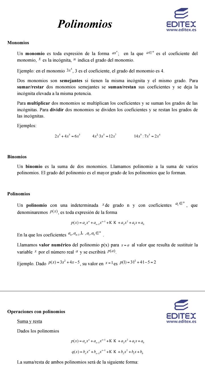 Polinomios