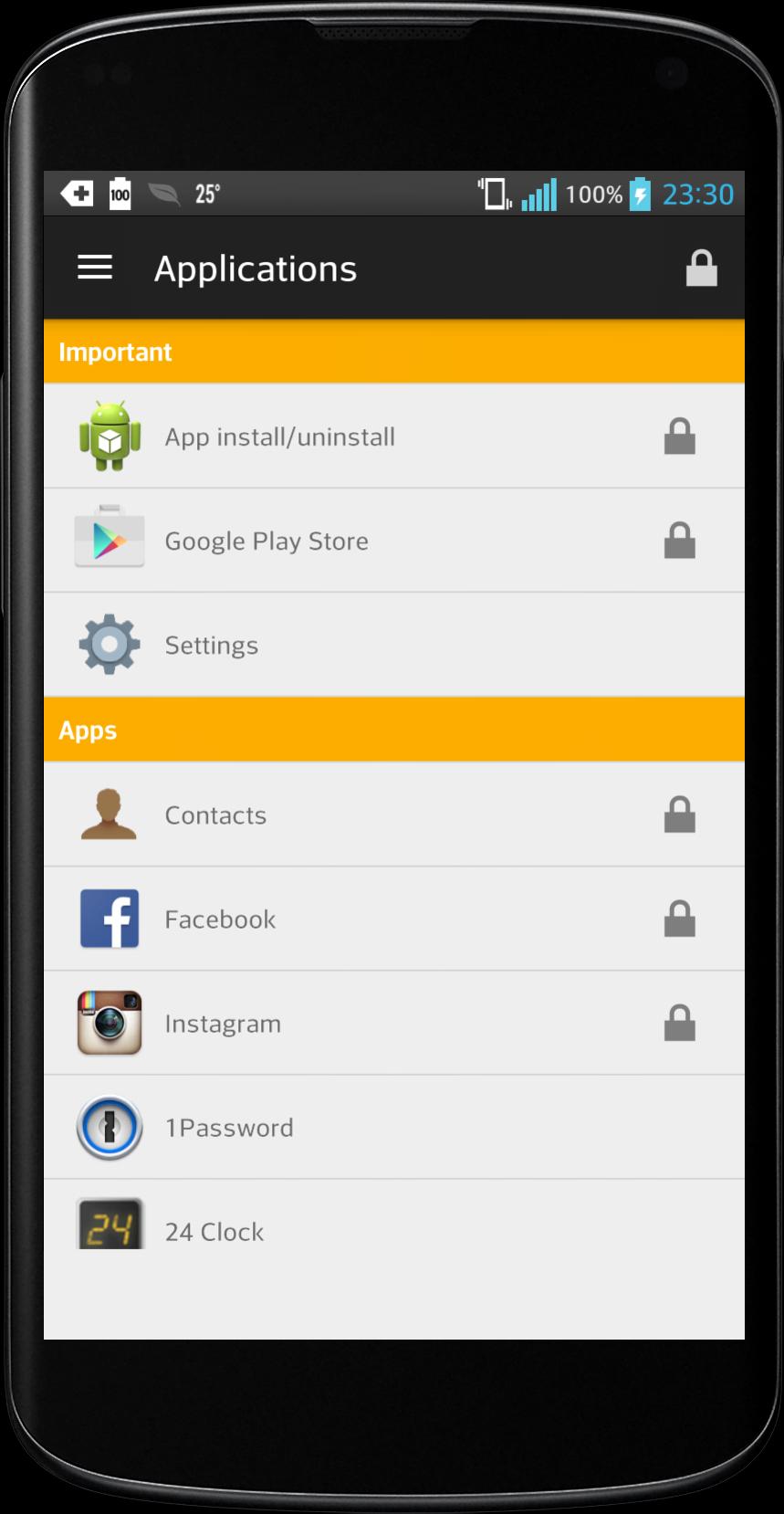 Lock app (AppLock)