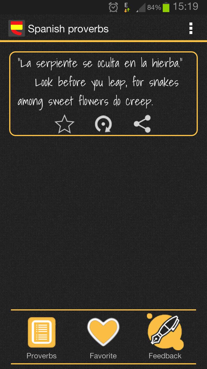 Spanish Proverbs