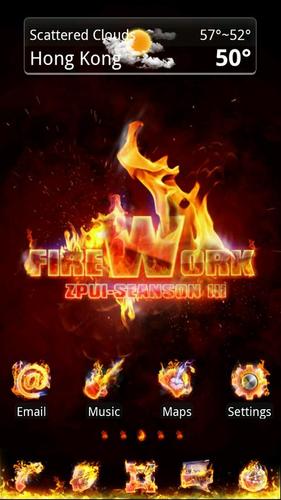 Firework GO launcherEX Theme