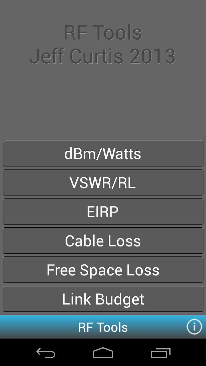 RF Tools
