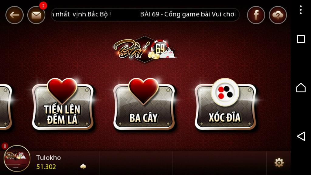 Game bai doi thuong bai 69 VIP