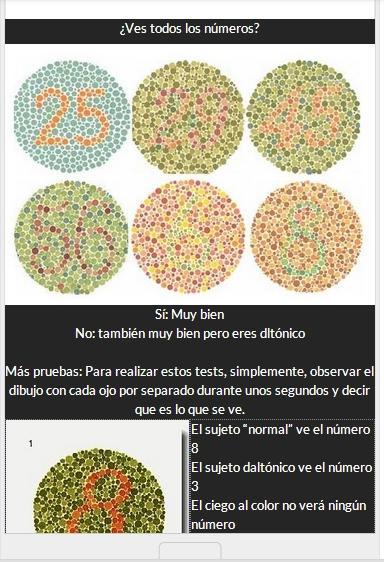 Test Daltonismo